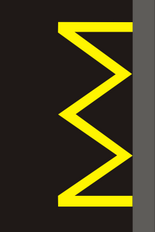 Žlutá klikatá čára