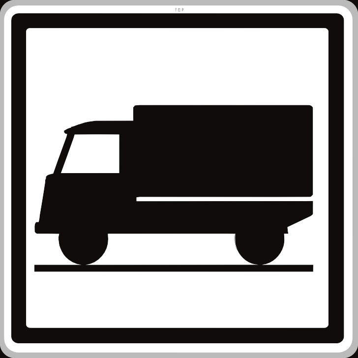 Dopravn znaka Druh vozidla E 9. Dodatkov tabulka Druh vozidla omezuje platnost znaky, pod kterou je umstna, na vyznaen druh vozidla. Uvaj se zejmna pslun symboly ze zkazovch znaek.