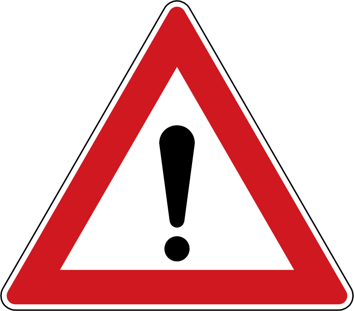 Dopravní značka Jiné nebezpečí A 22. Výstražná značka Jiné nebezpečí upozorňuje na jiná nebezpečí než ta, která je možno označit příslušnou výstražnou značkou. Druh nebezpečí se vyznačuje na dodatkové tabulce vhodným symbolem nebo nápisem.