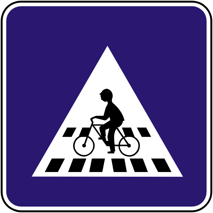 Dopravn znaka Pejezd pro cyklisty IP 7. Dopravn znaka Pejezd pro cyklisty oznauje pejezd pro cyklisty vyznaen znakou (V 8) zejmna tam, kde by jej idi jinak neoekval.